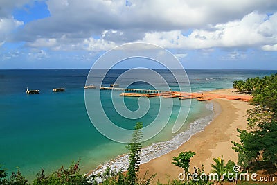 Crashboat beach, Aguadilla, Puerto Rico Stock Photo