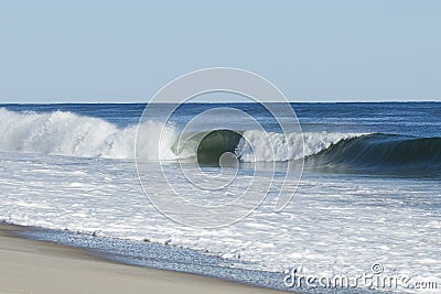 Crashing Surf Wave Stock Photo