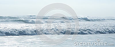 Crashing waves kuta beach bali indonesia Stock Photo