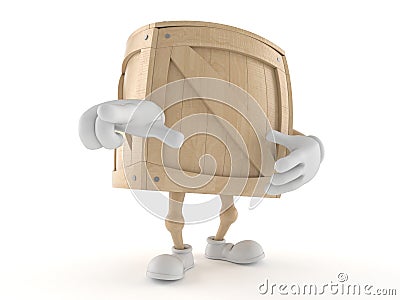 Crate character Stock Photo