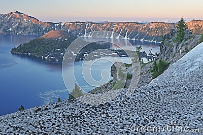 Crater Lake Stock Photo