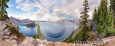 Crater Lake National Park, Oregon, USA Stock Photo