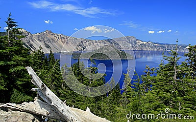 Crater Lake Stock Photo