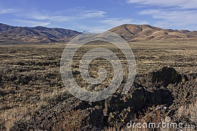 Craters of the Moon Stock Photo