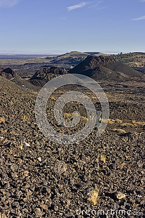 Craters of the Moon Stock Photo