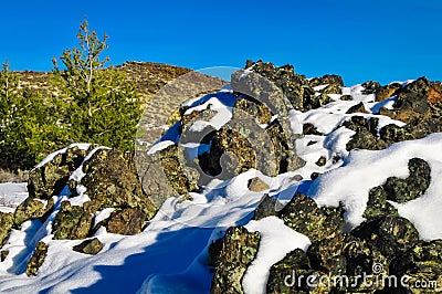 Craters of the Moon Stock Photo