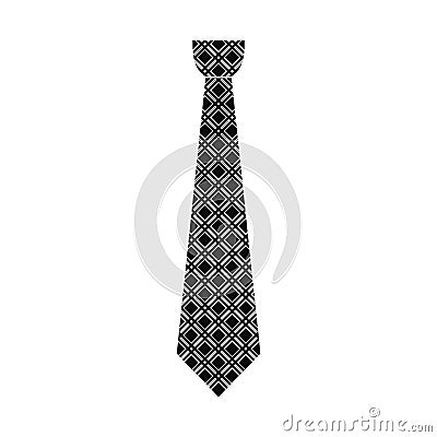 Cravat icon, simple style Vector Illustration