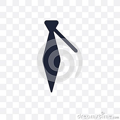 Cravat transparent icon. Cravat symbol design from Clothes collection. Vector Illustration