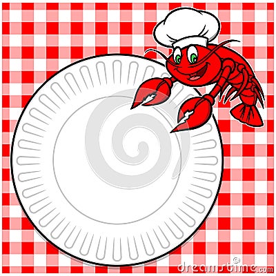 Crawfish Cookout Vector Illustration