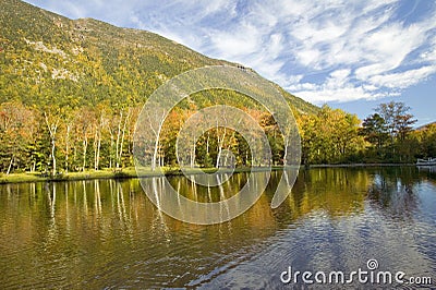 Crawford Notch State Park in the White Mountains, New Hampshire Stock Photo