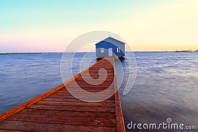 Crawley Edge Boathouse Stock Photo