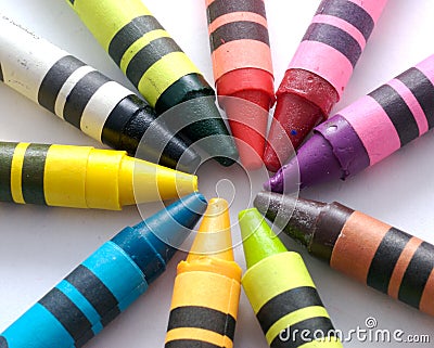 Crayon 5 Stock Photo