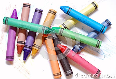 Crayon Stock Photo