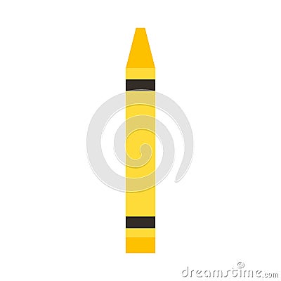 Crayon color isolated icon Vector Illustration