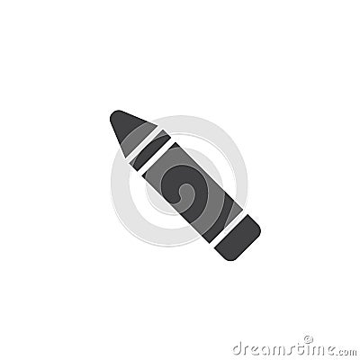 Crayon icon vector Vector Illustration