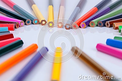 Crayon pastel Stock Photo