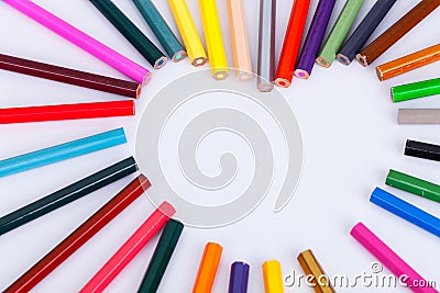 Crayon pastel Stock Photo