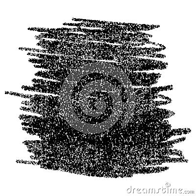 Crayon scribble background. Vector Monochrome pencil texture Vector Illustration