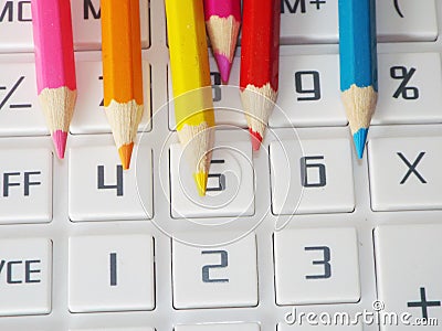 Crayons bring color Stock Photo