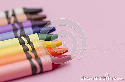 Crayons Stock Photo