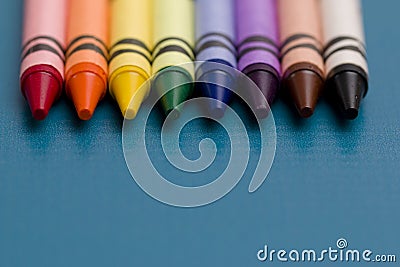 Crayons Stock Photo