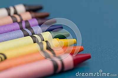 Crayons Stock Photo