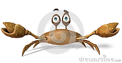 Crazy crab brown sugar i am lost Stock Photo