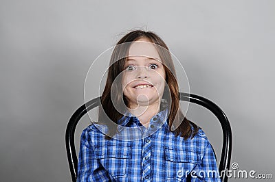 Crazy girl Stock Photo