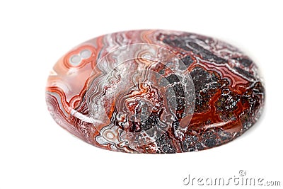 Crazy Lace Agate from Africa - banded Chalcedony Stock Photo