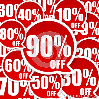 Crazy Sale Stock Photo