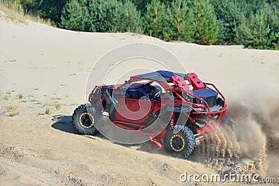 Summer UTV, ATV & offroad driving Editorial Stock Photo