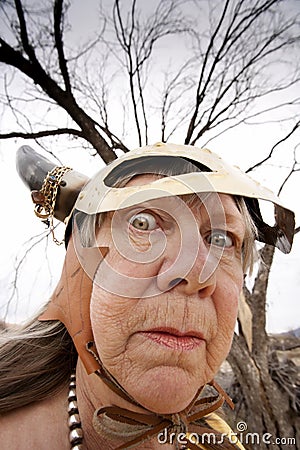 Old Latvian Woman Crazy 75