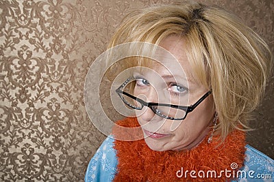 Crazy Woman Stock Photo