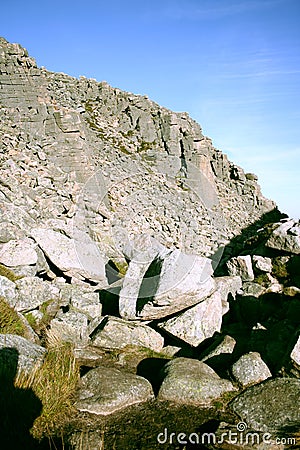 Creag a' Chalamain Gap, Cairngorms Stock Photo