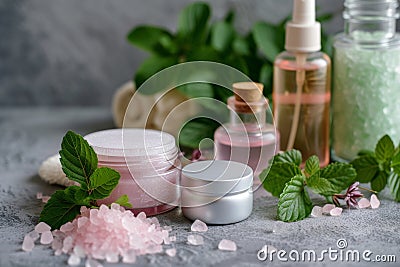 Cream butyrospermum parkiianti aging skincare technique. Skincare shirttail age defying skincareneutral jar. Pot men soap bottle Stock Photo