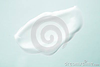 Cream soap, hand wash sanitizer or cosmetic smear as antibacterial cleanse and hygiene texture, shaving foam, organic Stock Photo
