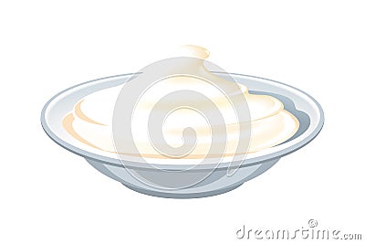 Cream of wheat Vector Illustration