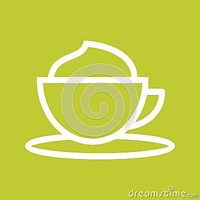 Creamy Coffee Vector Illustration