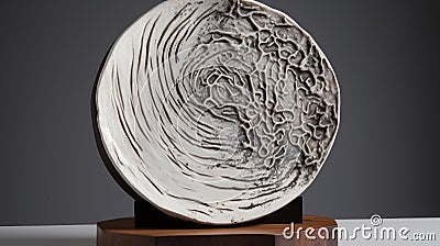 Create Abstract Ceramics Piece Inspired By Agnes Bernice Martin Stock Photo