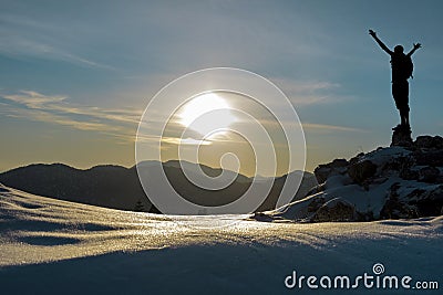 Create awareness and positive energy Stock Photo