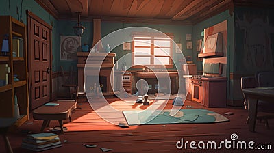 Create 2d Animation Background Inspired By Nick Bear Stock Photo