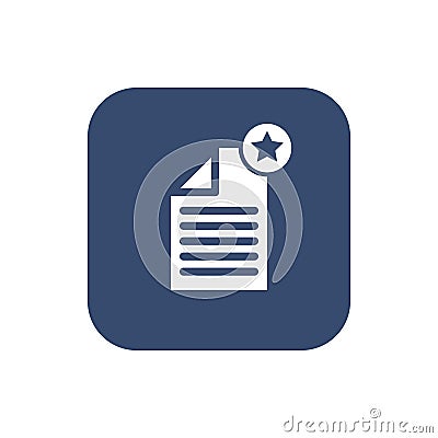 -Create document- icon. Flat design Vector Illustration