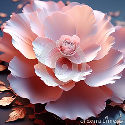 create a visual representation of a fragile flower petal with utmost precision trending on artst Stock Photo