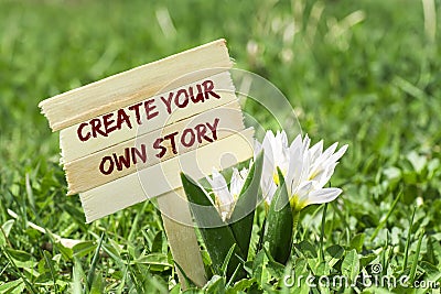 Create your own story Stock Photo