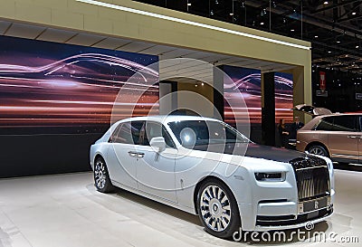 89th Geneva International Motor Show - Rolls Royce Phantom Tranquillity Editorial Stock Photo