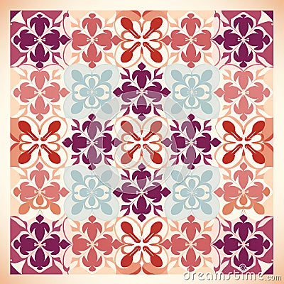 Creating Alternating Color Squares In A Grid Pattern Damask Stock Photo