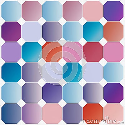 Creating Alternating Color Squares In A Grid Pattern Design Stock Photo