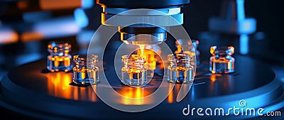 Creating durable and versatile materials for various industrial and commercial applications using precision processes in Stock Photo