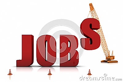 Creating Jobs Stock Photo