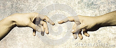 Creation of Adam Stock Photo